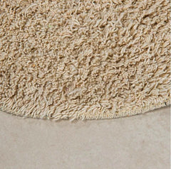 Tapete Banheiro Oval Bege Cód. 9796 / 0,40m X 0,60m