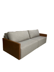 Sofá Retrátil/Reclinável Lisianto 2,50M 3L Linho - Base Madeira