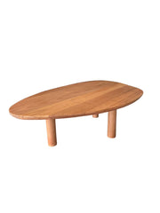 Conj. Mesa de Centro Orgânica - Madeira