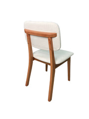 Cadeira Petúnia Boucle - Estrutura Madeira