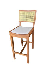 Banqueta Aster Palhinha/Linho