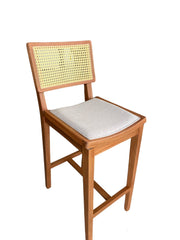 Banqueta Aster Palhinha/Linho