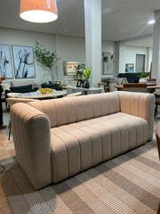 Sofá Fixo Hibisco 2,06 M Linho