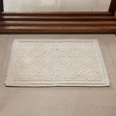Tapete Retangular Marfim Cód. 9789 / 0,55m X 1,10m