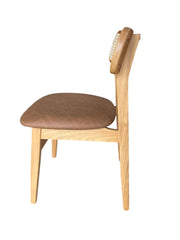 Cadeira Iris Palha - Estrutura Madeira Maciça
