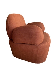 Poltrona Giratória Nest - Linho