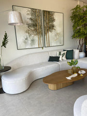 Sofá Orgânico Ficus 3,30M Linho