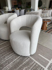 Poltrona Giratória Girassol - Linho