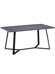 MESA ROMA 160X90X75CM BS/PRETA (ESCRITÓRIO)