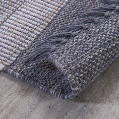 TAPETE KILIM MALLANI DUPLA FACE 0,60 X 1,80 CINZA/UNICO-7908405101427