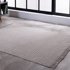 TAPETE KILIM ADALLI DUPLA FACE 0,60 X 1,80 BEGE/UNICO-7908405101250