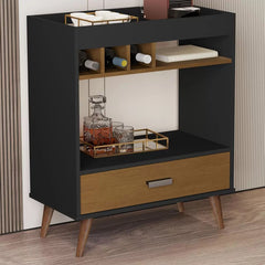 APARADOR JB 4041 LUXO PRETO/NATURE