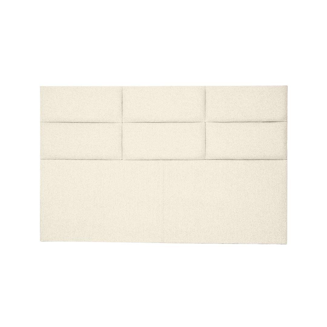 Cabeceira Alamanda Casal 1,40M Linho - Estrutura Madeira LARVIG Areia