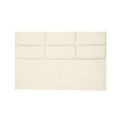 Cabeceira Alamanda Casal 1,40M Linho - Estrutura Madeira LARVIG Areia