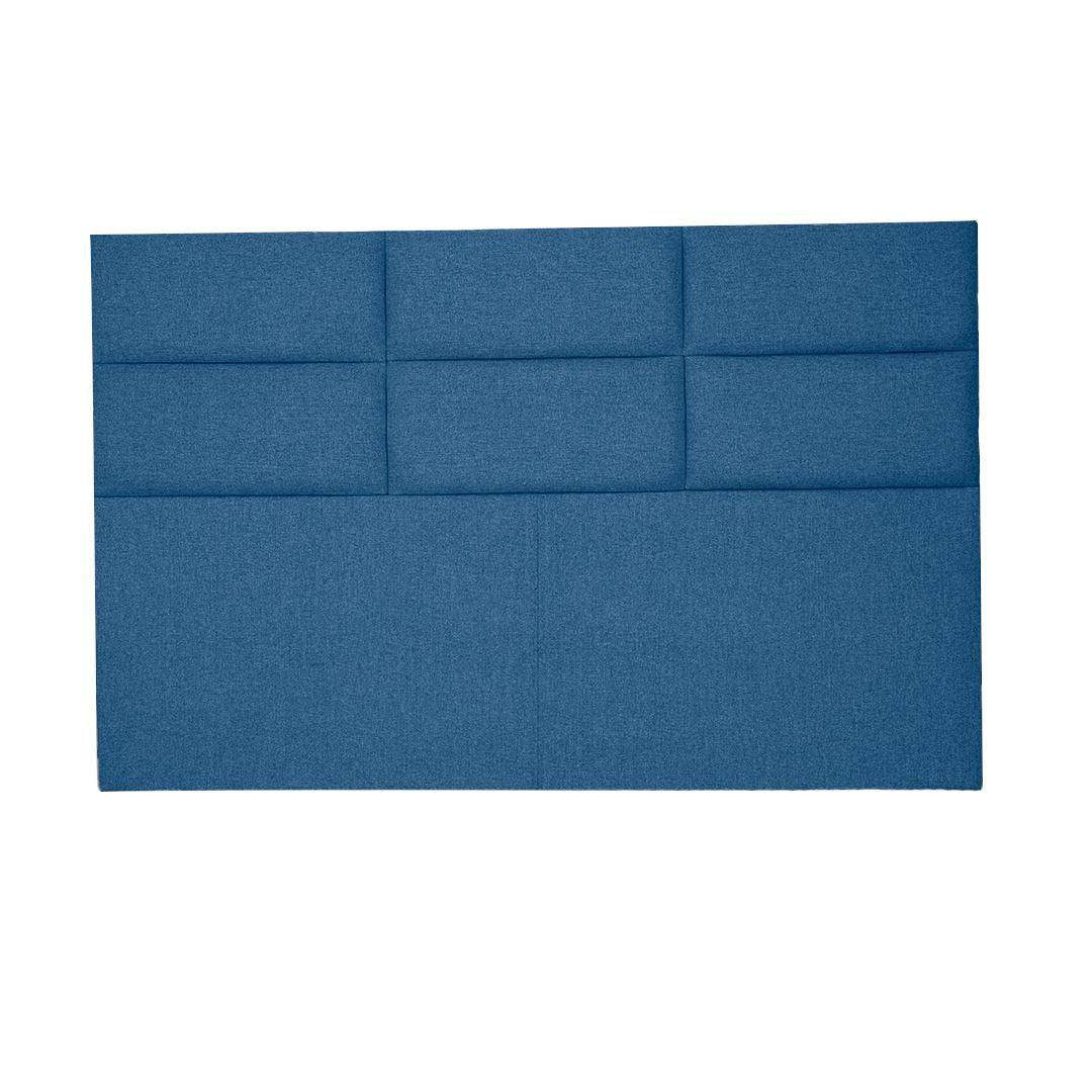 Cabeceira Alamanda Solteiro 1M Linho - Estrutura Madeira LARVIG Blue