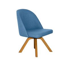 Cadeira Lily Linho - Estrutura Madeira LARVIG Blue