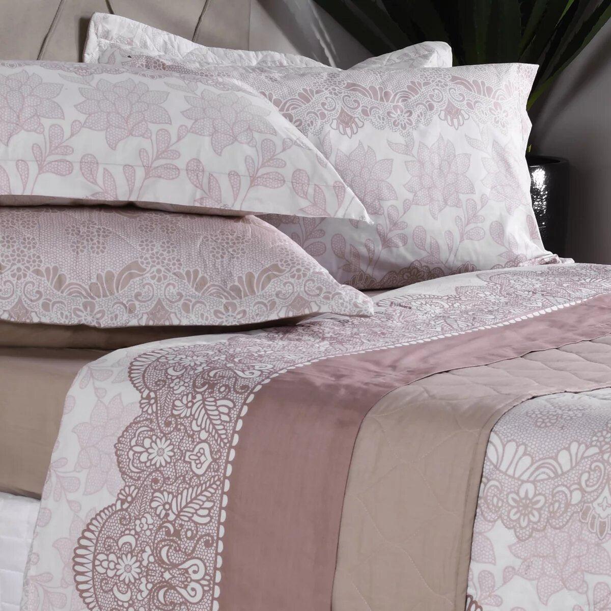 Jogo de Cama 200 Fios Estampado Renascença Tessi