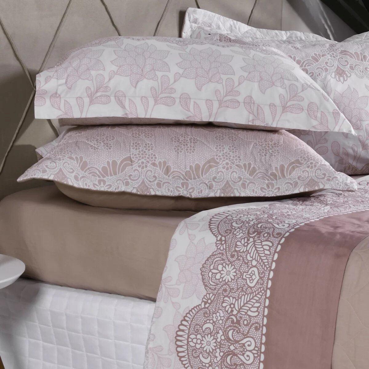 Jogo de Cama 200 Fios Estampado Renascença Tessi