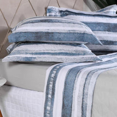 Jogo de Cama 200 Fios Estampado Stripes Tessi