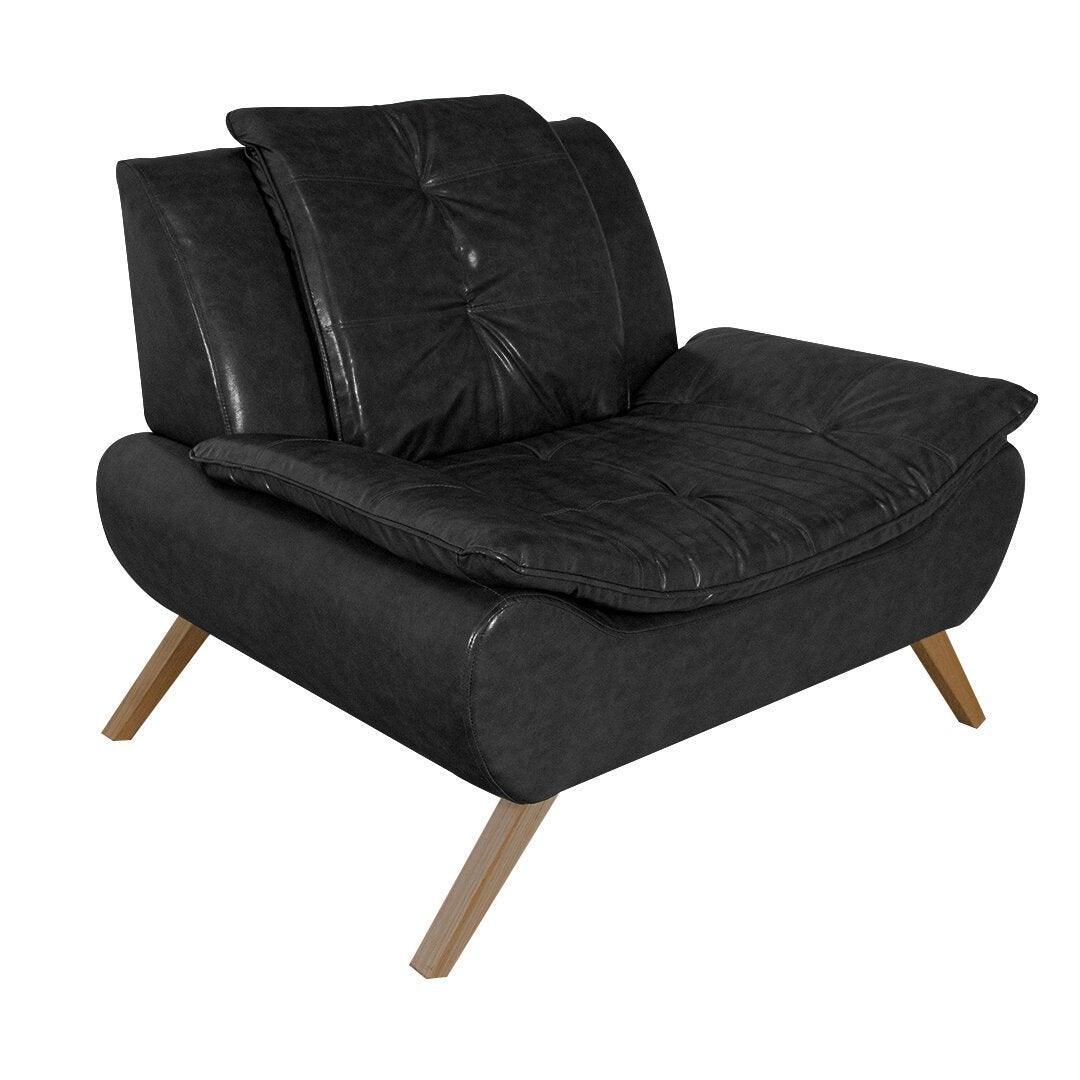 Poltrona Dália Factor Larvig E Preto