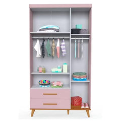 Roupeiro Infantil 3 Portas CAROLINA BABY