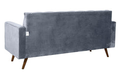 Sofá Fixo Kalanchoe 1,83M Veludo- Base Madeira Larvig E