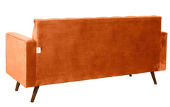 Sofá Fixo Kalanchoe 1,83M Veludo- Base Madeira Larvig E