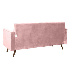 Sofá Fixo Kalanchoe 1,83M Veludo- Base Madeira Larvig E