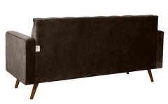 Sofá Fixo Kalanchoe 1,83M Veludo- Base Madeira Larvig E