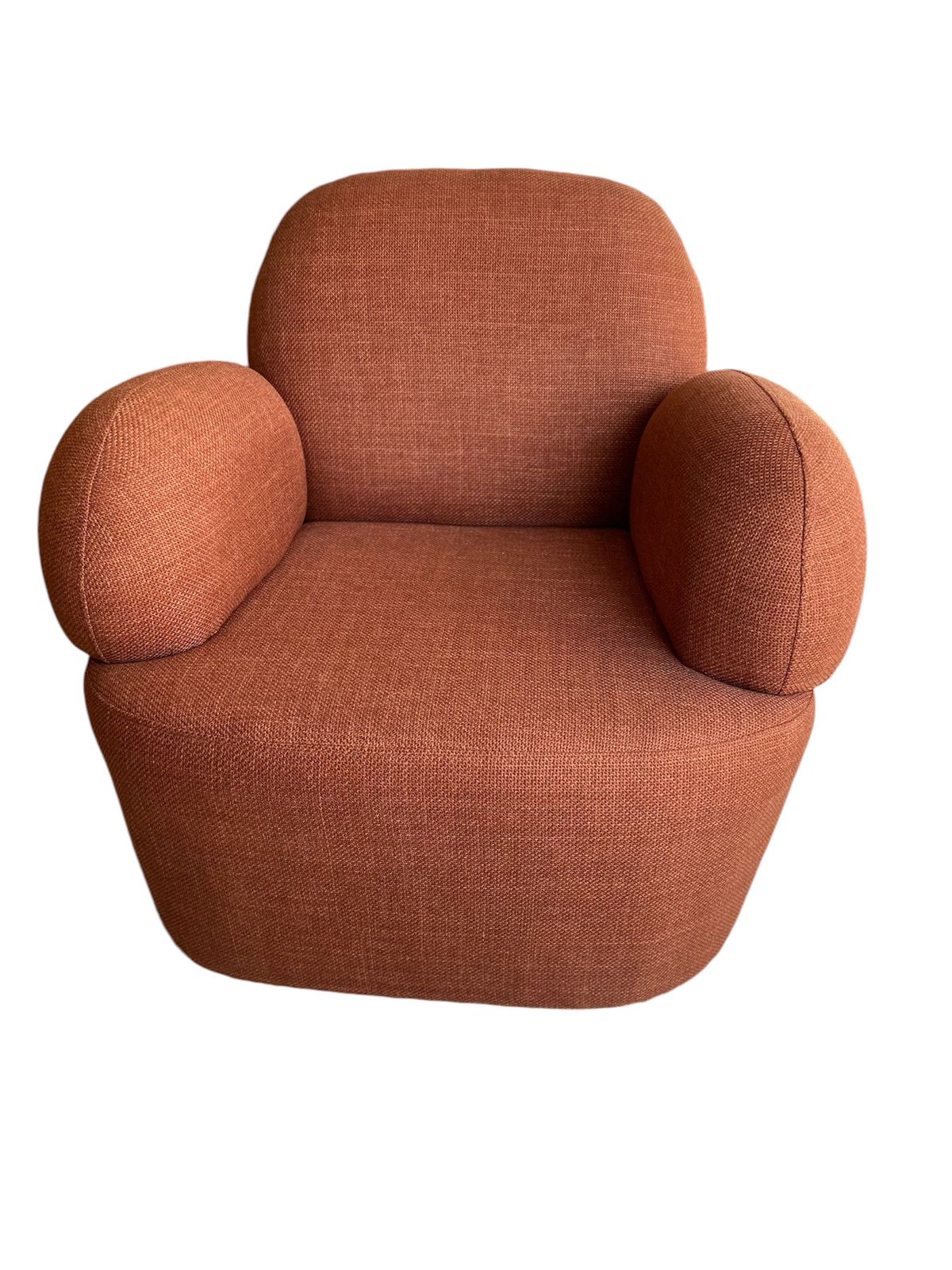 Poltrona Giratória Nest - Linho