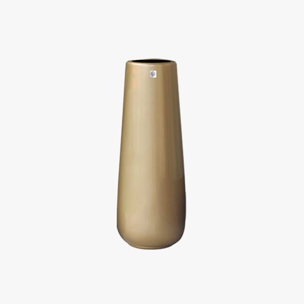 Vaso de Fibra - G - Ouro velho - 90X35m